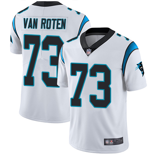 Carolina Panthers Limited White Men Greg Van Roten Road Jersey NFL Football 73 Vapor Untouchable